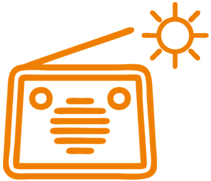 Distribuzione di 10 radio solari