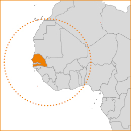 mappa senegal