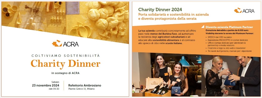 presentazione charity dinner